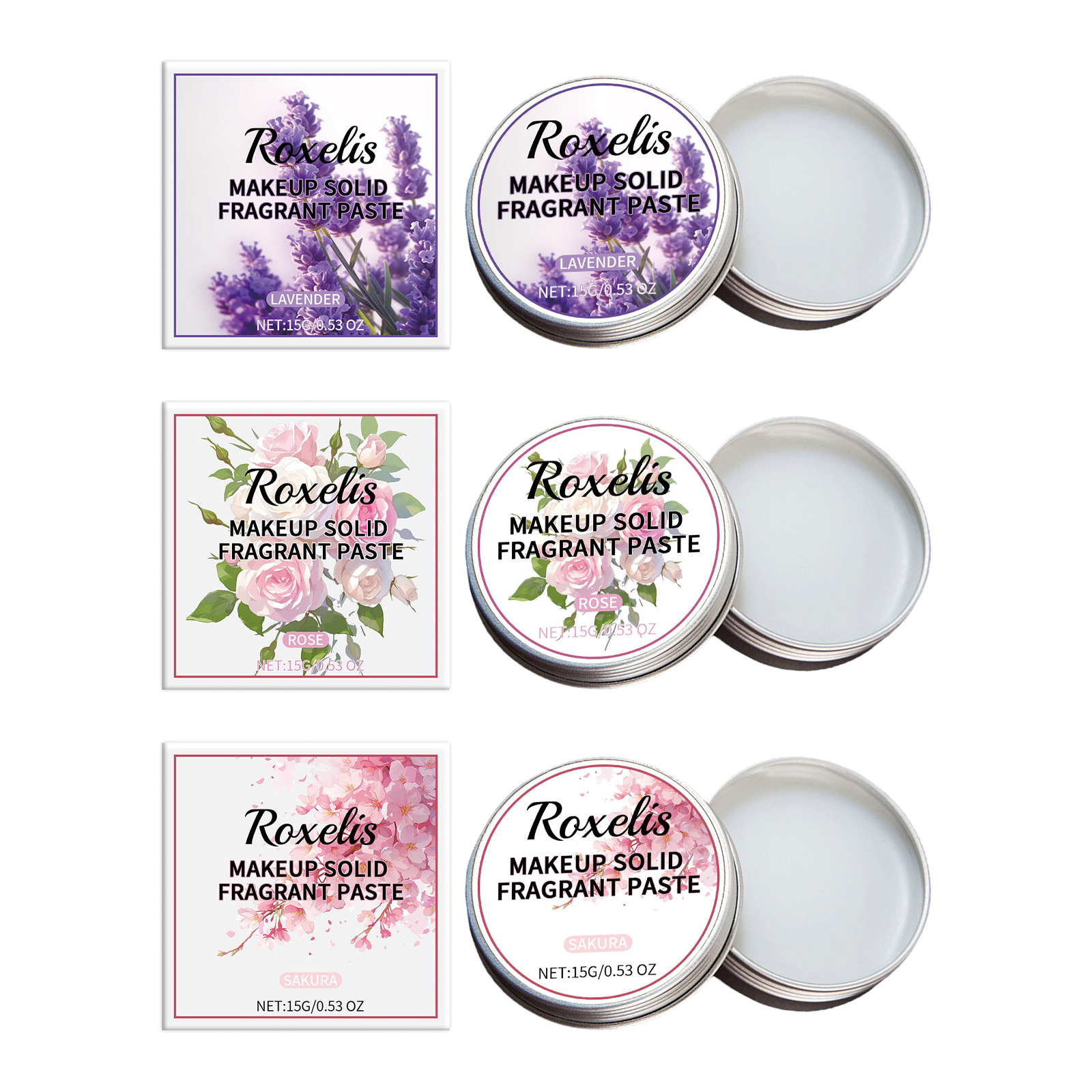 Floral Fragrance Solid Balm La - Perfume Aroma Fragrance のレビューと価格