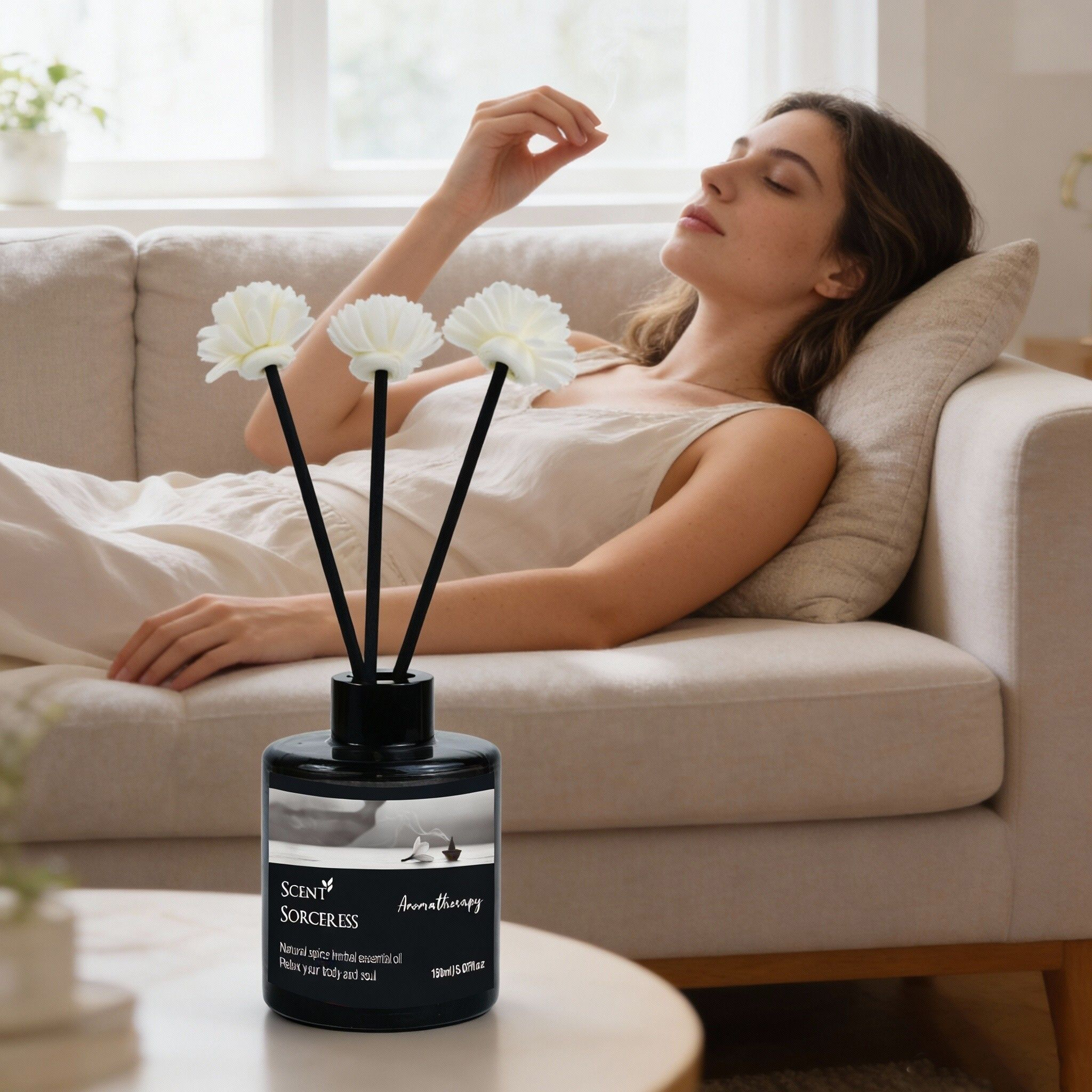 150ml Rattan Reed Diffuser Set - Perfume Jasmine Fragrance のレビューと価格