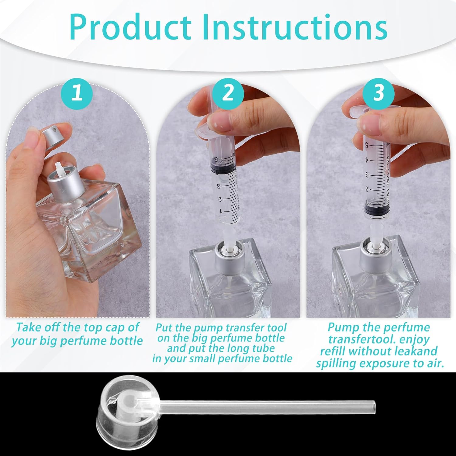 40Pcs Perfume Refill Pump Tool - Perfume Decant Sample のレビューと価格